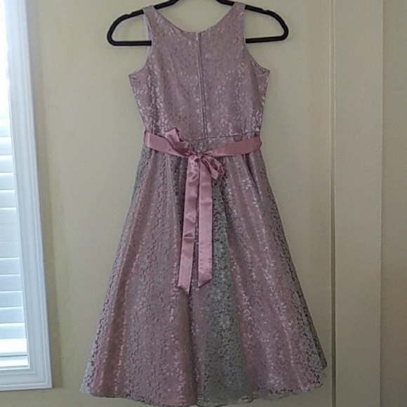 Floral lace dress for girl - Picture 4 of 6